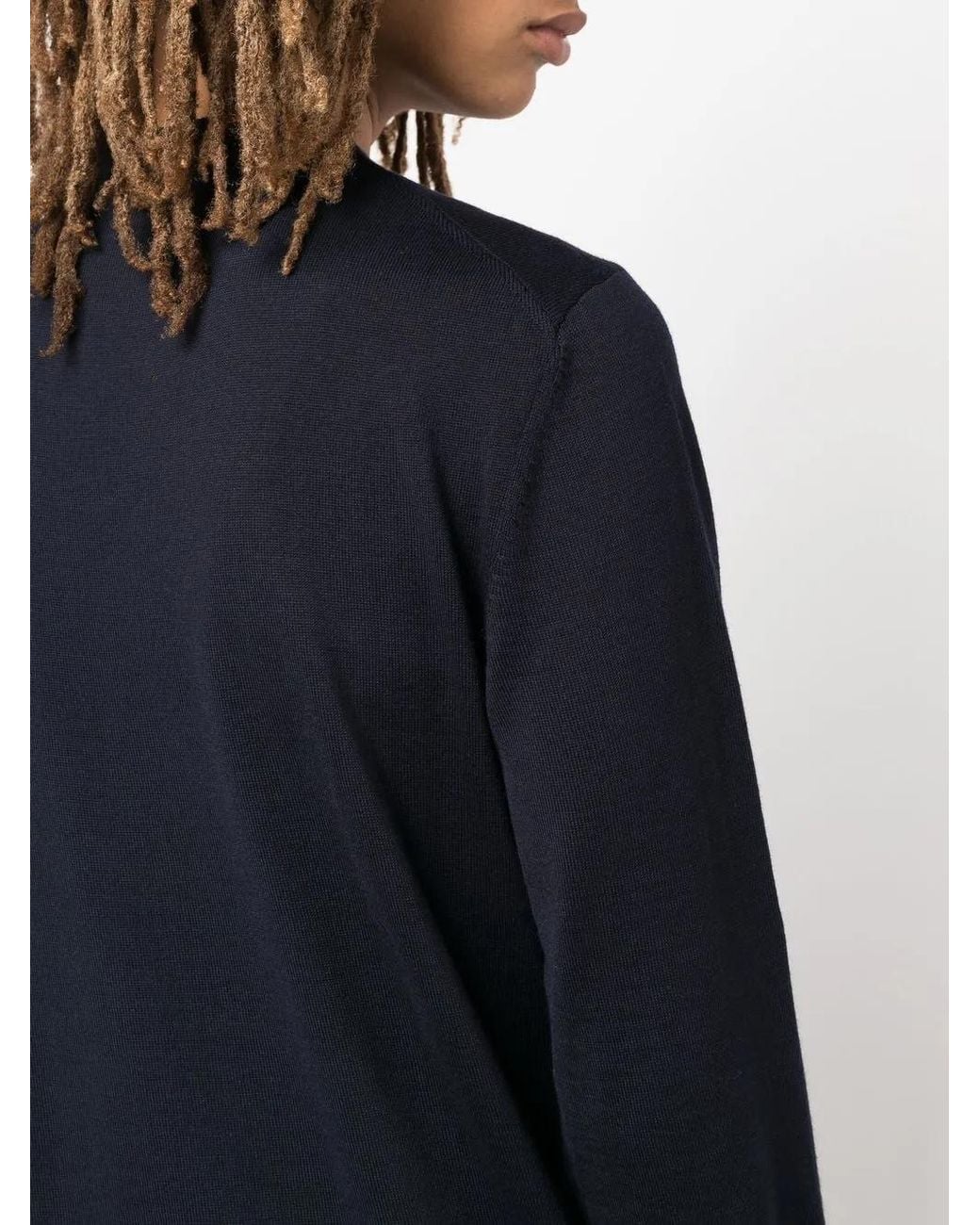 Boss Blue Responsible Virgin Wool Knit for men