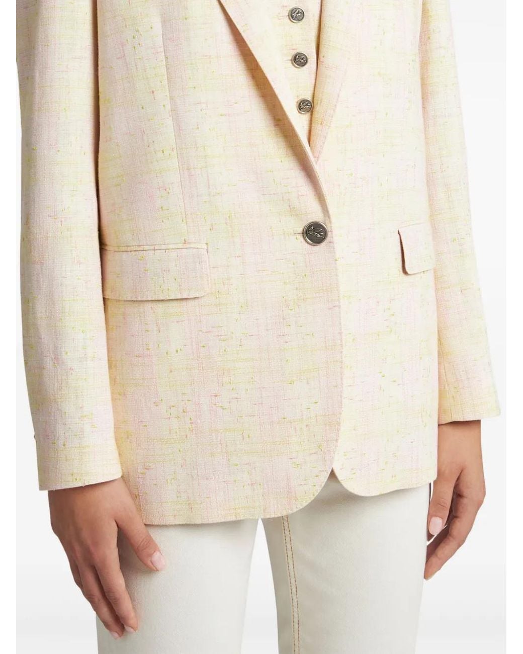 Blazer Pegaso di Etro in Natural