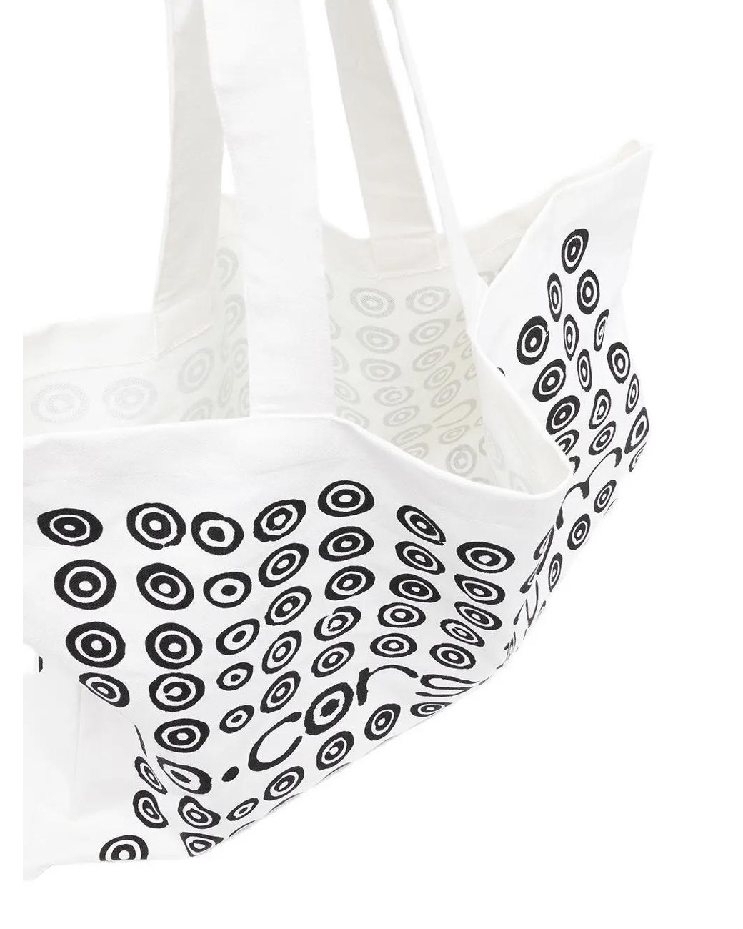 10 Corso Como White Logo-Print Shopping Bag