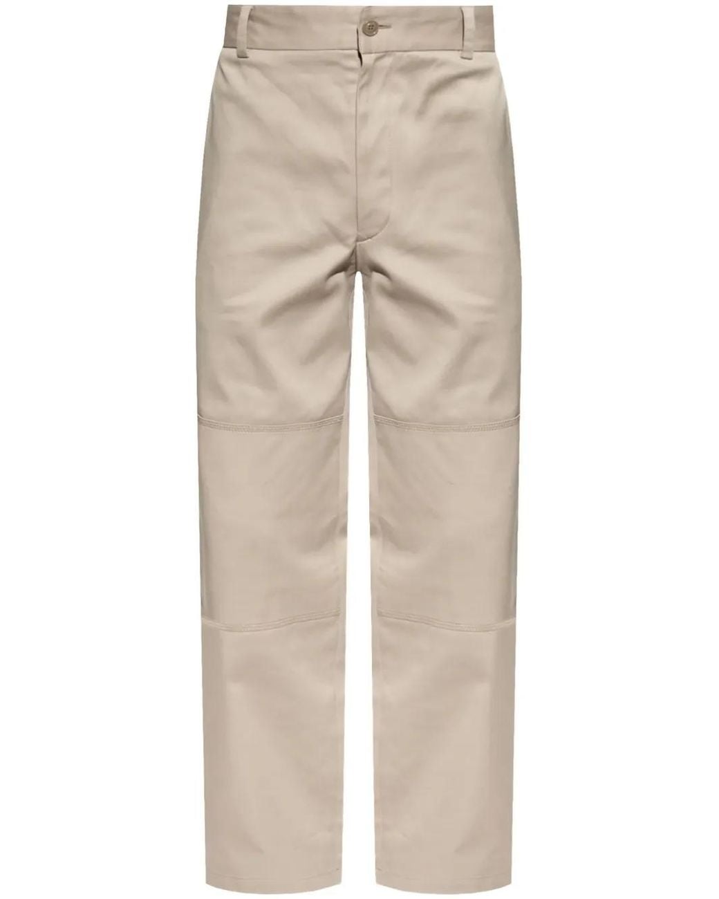 Moncler Natural Gabardine Trousers for men