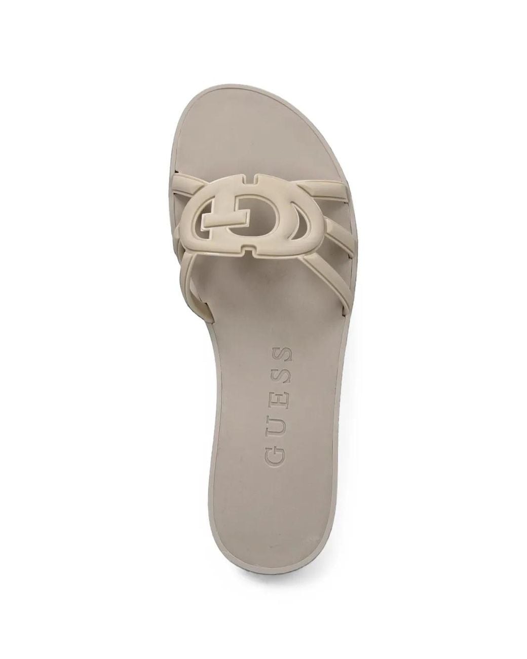 Guess White Elyho Sandals
