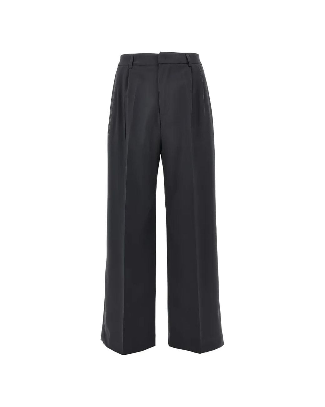 Bstroy Blue Pleated Wide-Leg Trousers for men
