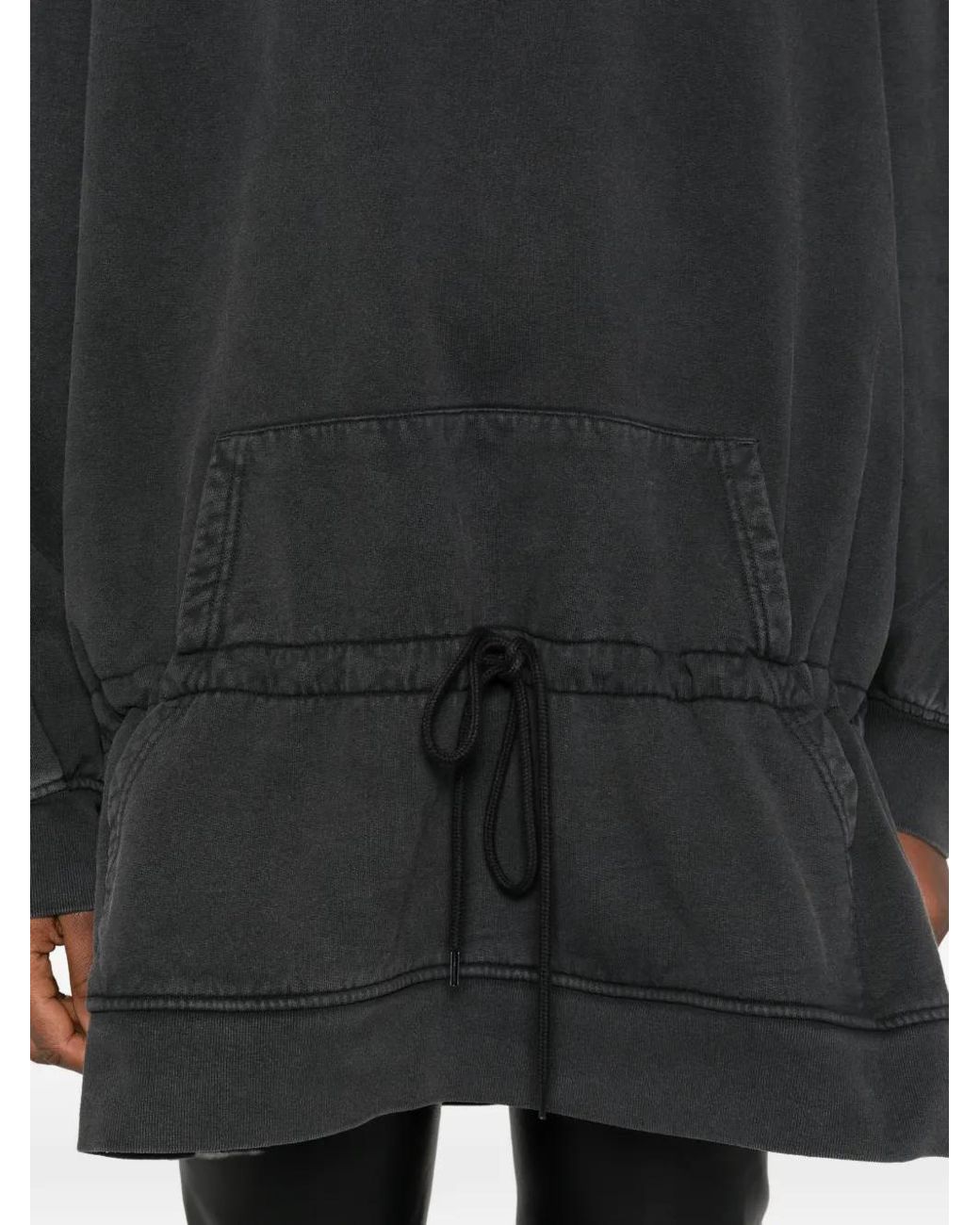 Alexander Wang Black Mini Dress With Hood