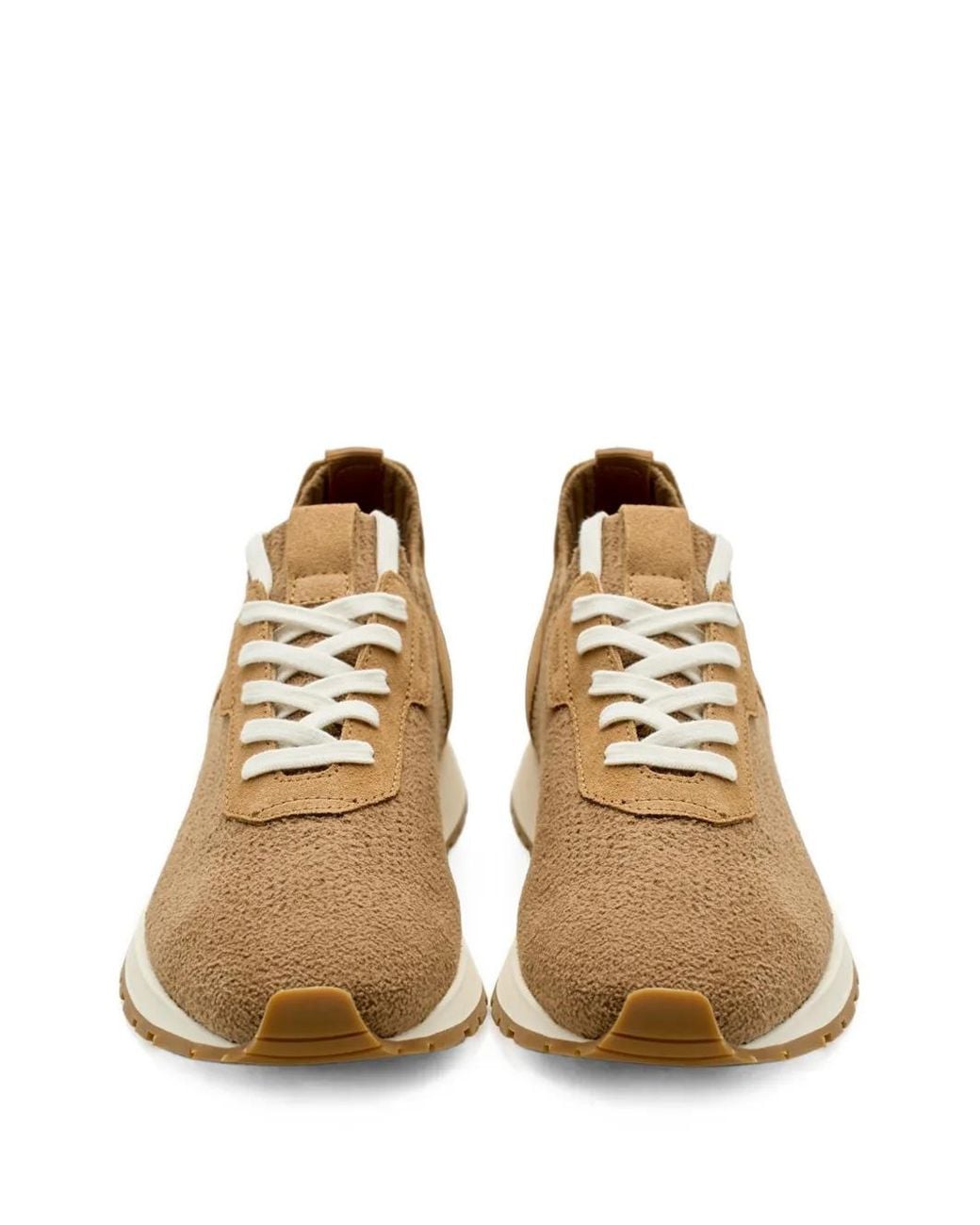 Lottusse Natural Dianne Panelled Sneakers