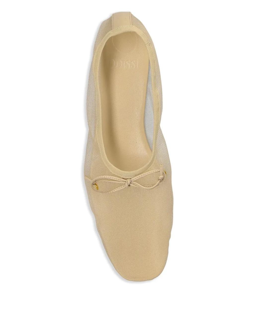 Odissi Natural Bow Detailing Ballerina Shoes