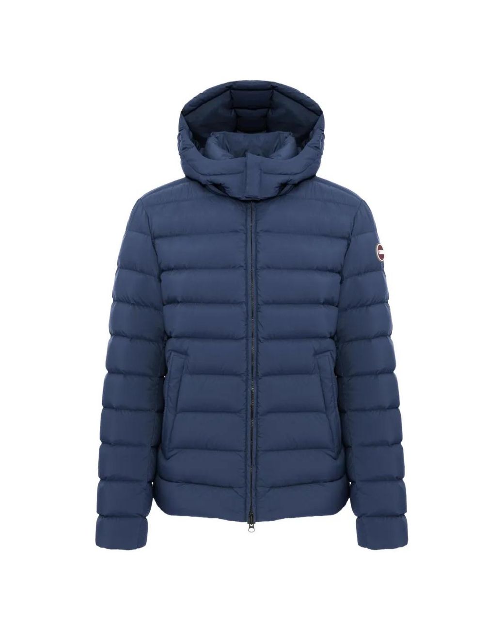 Colmar Blue Quilted Hooded Jacket for men