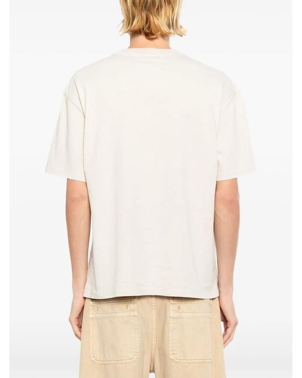 Melt White Cotton T-Shirt for men