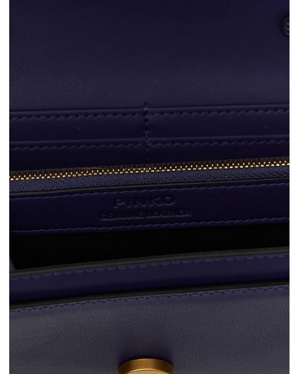 Pinko Blue Love Bag One Wallet