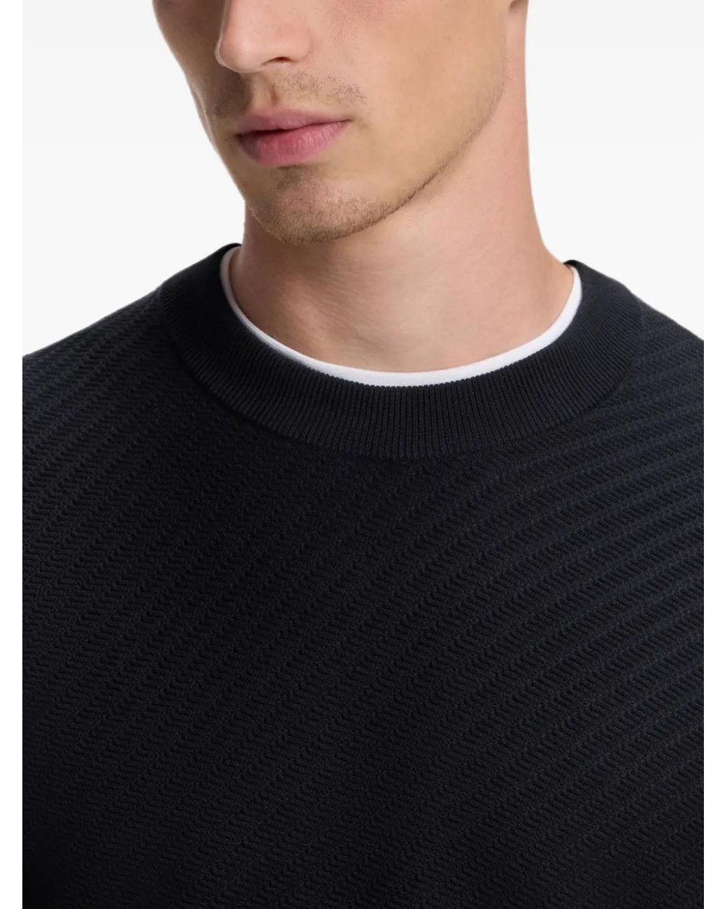 Boss Blue Regular-Fit Sweater for men
