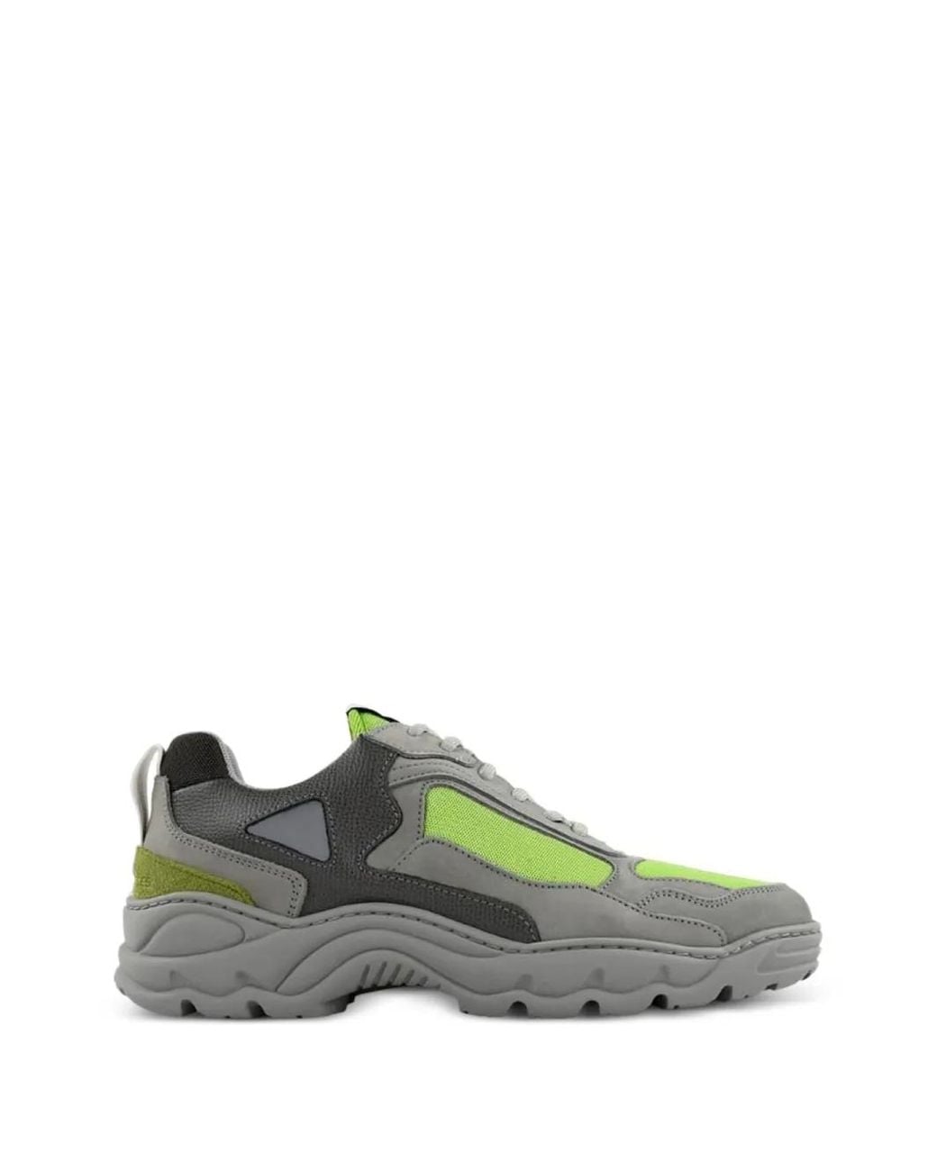 Filling Pieces Green Low Curve Sneakers for men