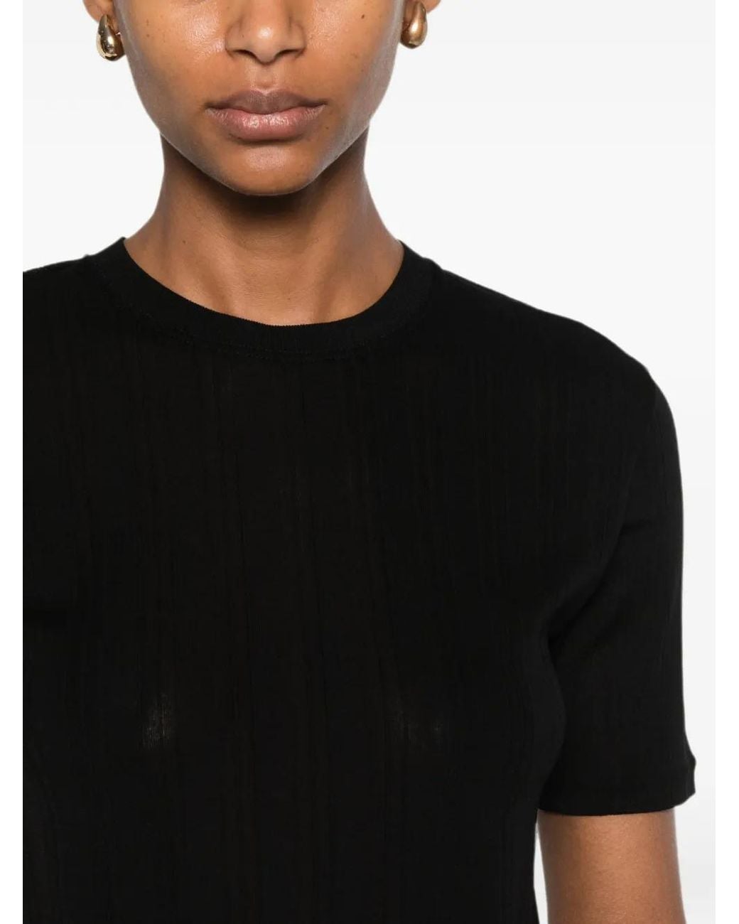 The Row Black Etina T-shirt