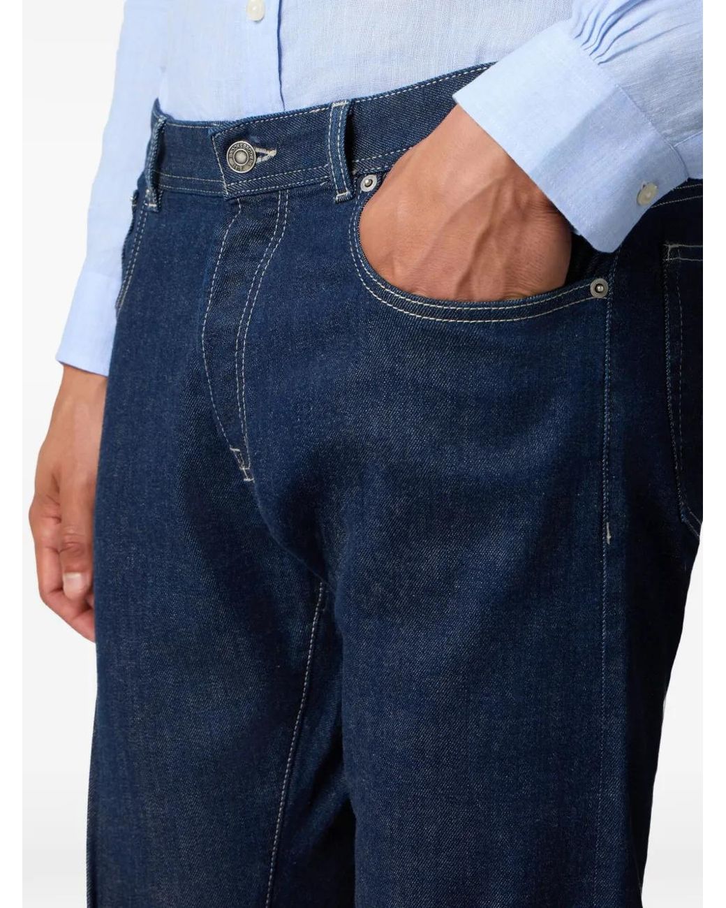 Brooks Brothers Blue Jean À Poches Multiples for men