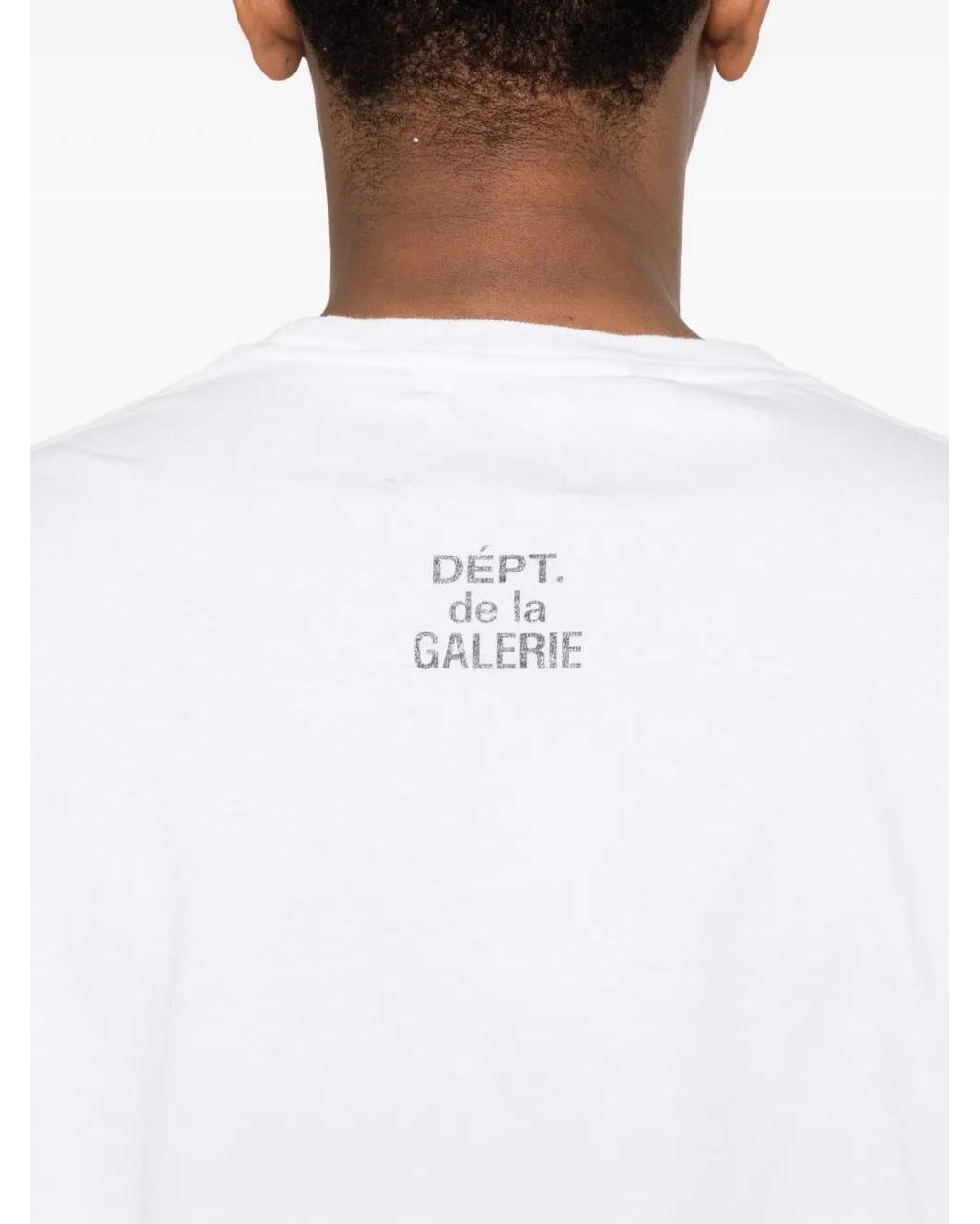 GALLERY DEPT. White Short-Sleeve Graphic T-Shirt for men