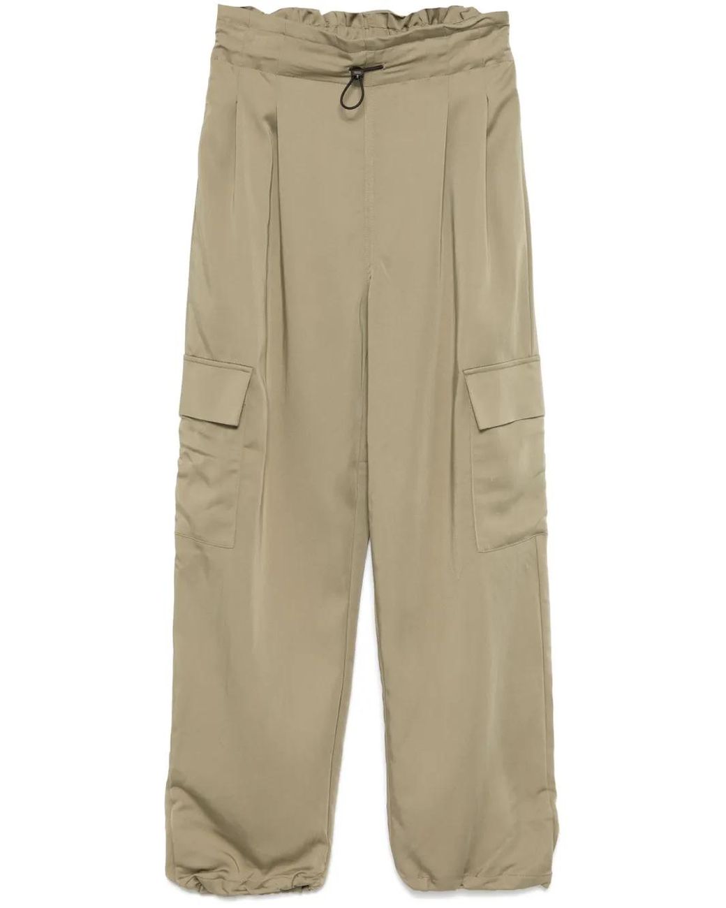 DKNY Natural Pleat-Detail Trousers