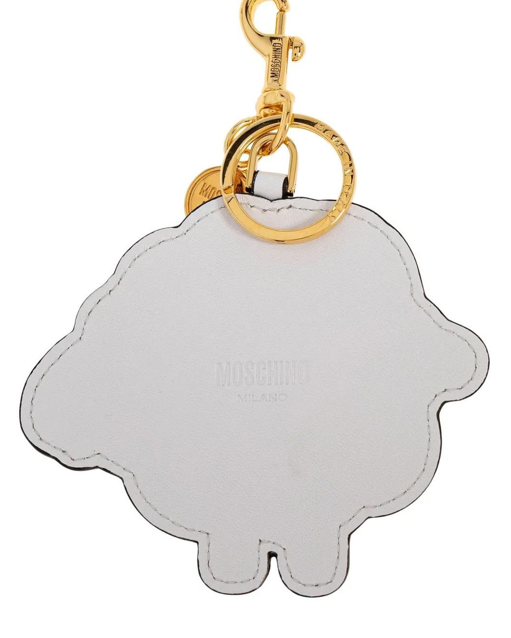 Moschino Black Sheep Charm Keyring