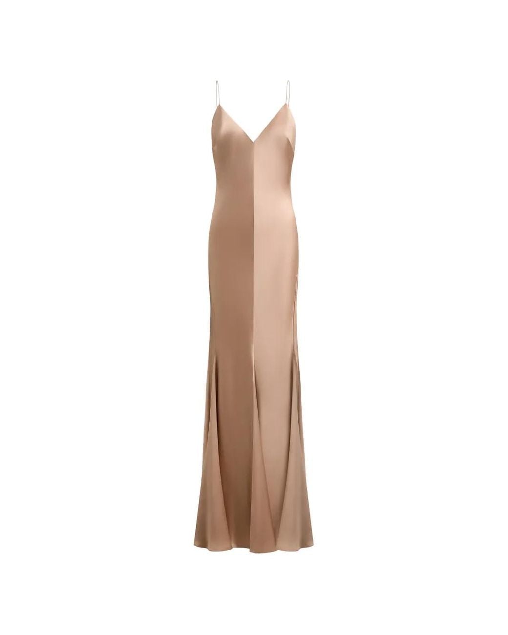 12 STOREEZ White Ava Silk Maxi Dress