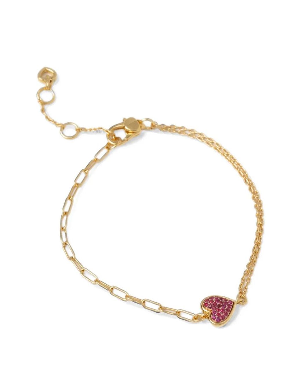 Kate Spade Metallic With All My Heart Bracelet