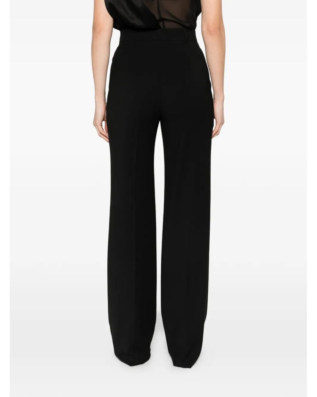 Max Mara Black Verbena Split Trousers