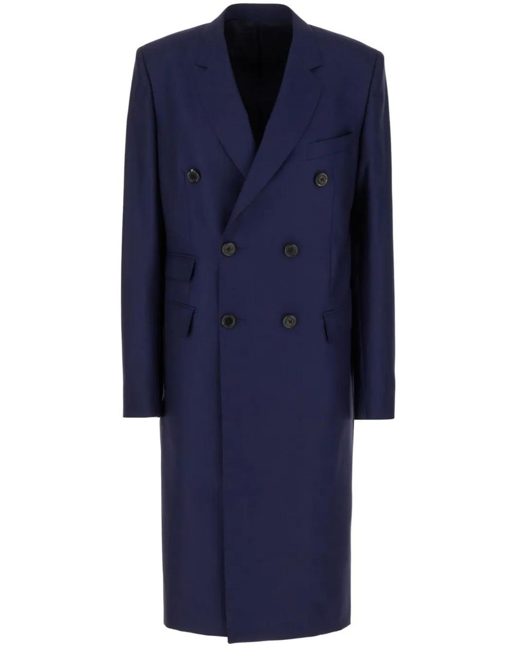 ARMARIUM Blue Nathan Double-Breasted Coat