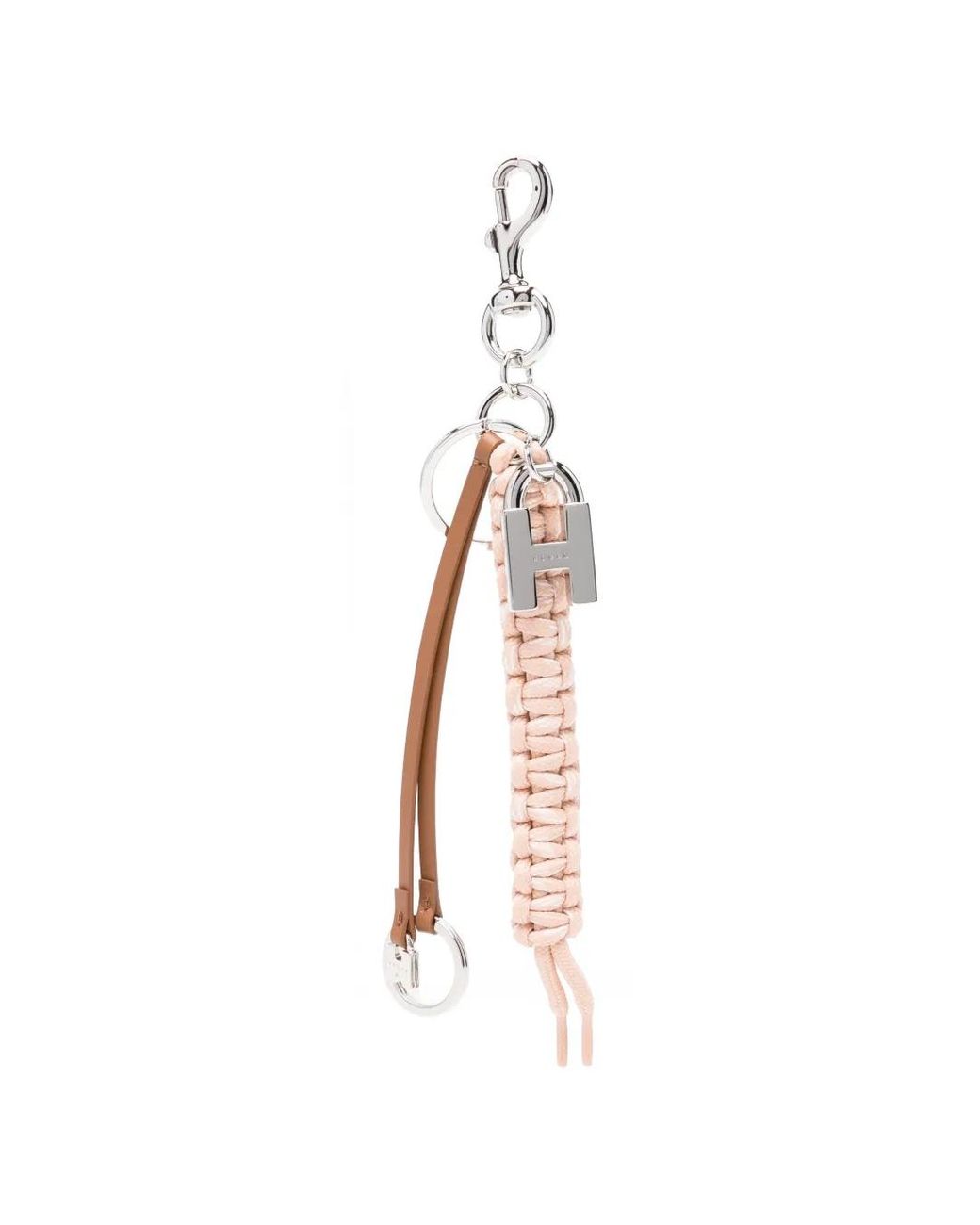 Hogan White Key Holder Pendant