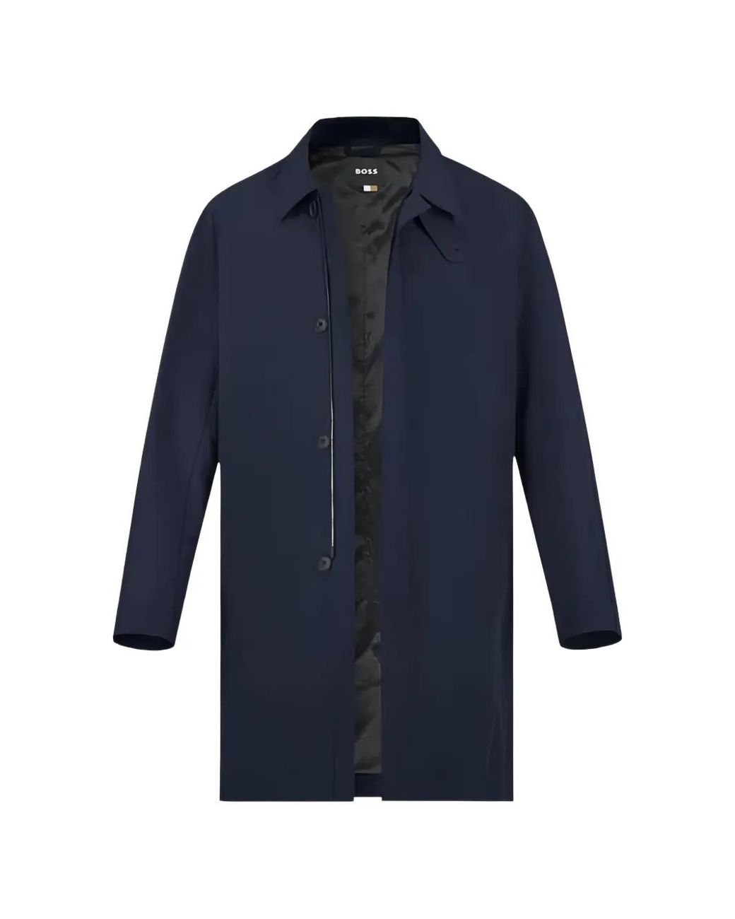 Boss Blue High-Neck Jacket for men