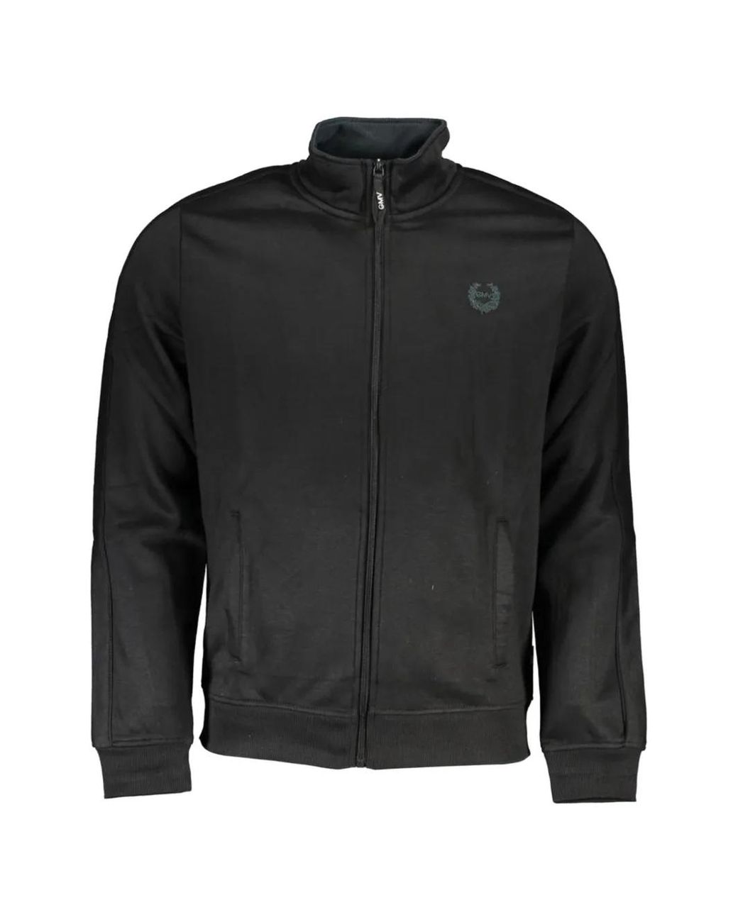 Gianmarco Venturi Black Sweat Zippé À Logo for men