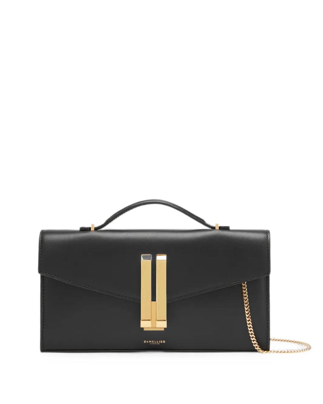 DeMellier London Black Vancouver Leather Tote Bag