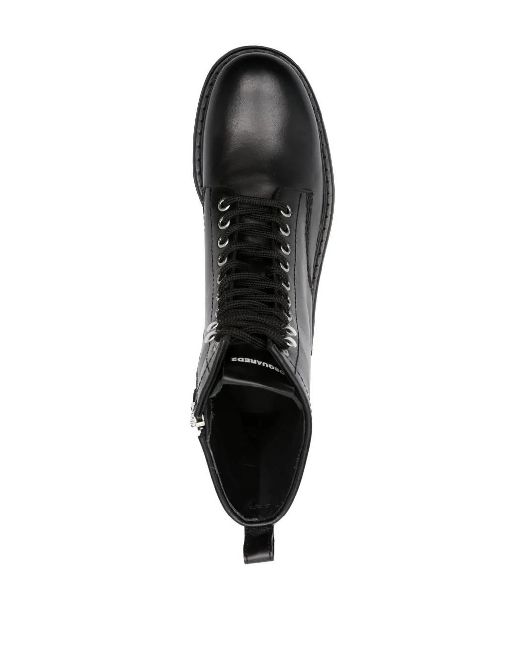 DSquared² Black Leather Ankle Boots