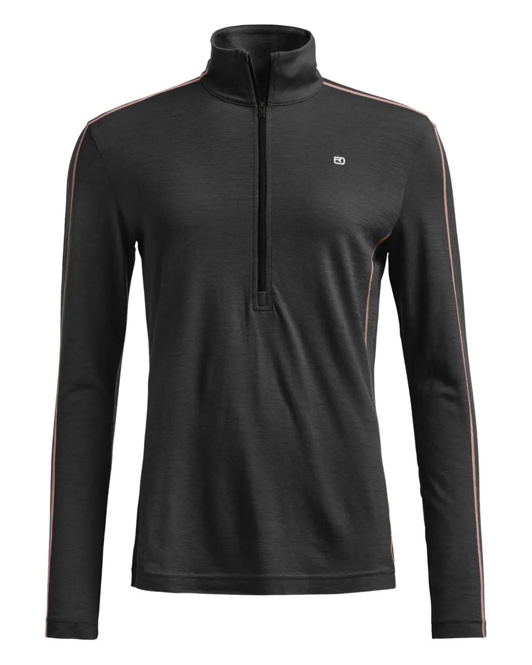 Ortovox Black Zip-Up Sweater