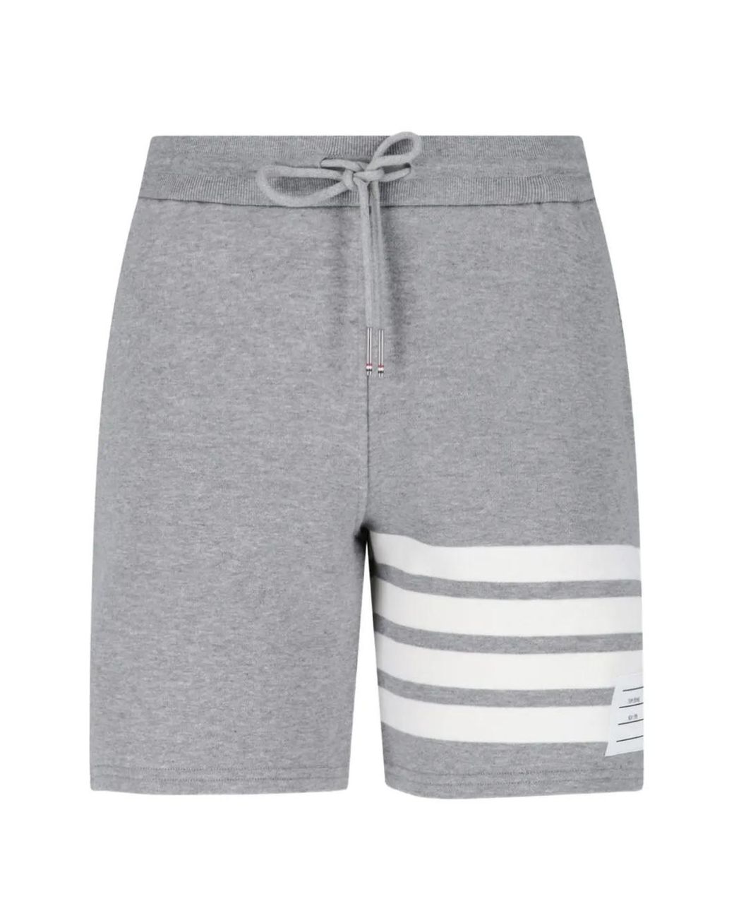 Thom Browne Gray 4-Bar Stripe Track Shorts