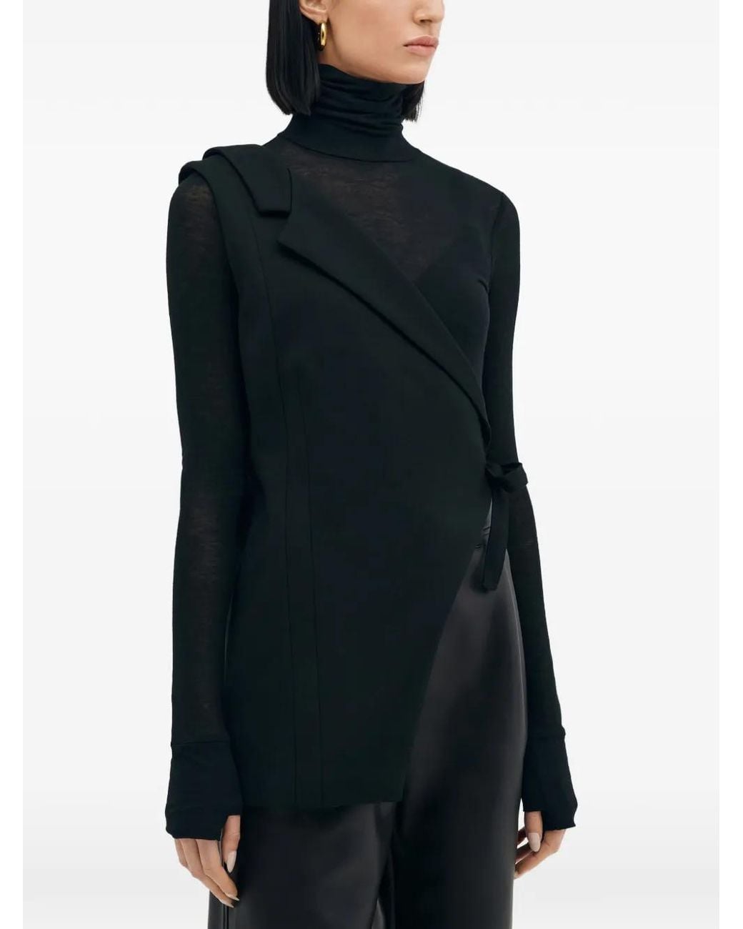 MARCELLA Black Grattan Half Blazer