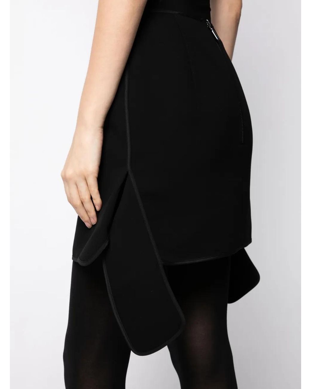 Maticevski Black Accelerate Asymmetric Skirt