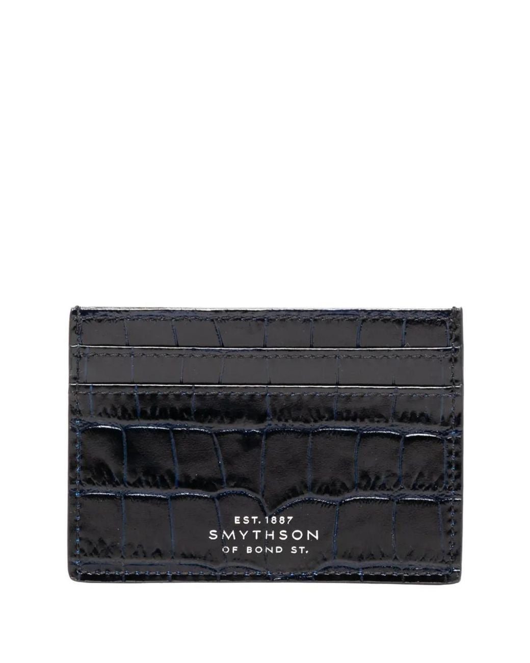Tarjetero Mara Plano Smythson de color Black