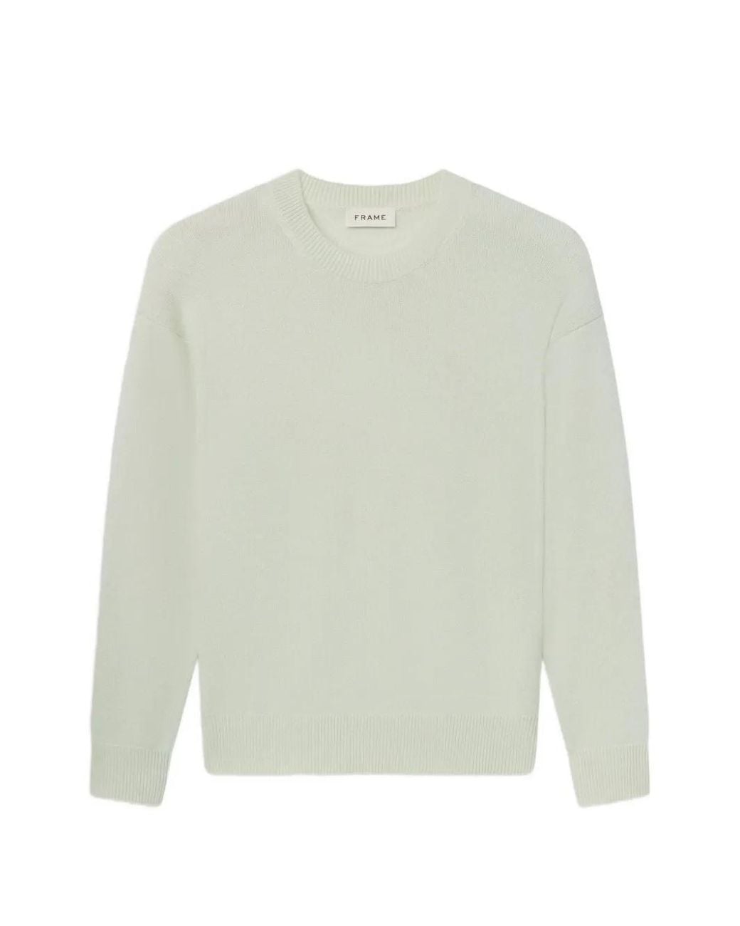 FRAME White Crew-Neck Sweater for men