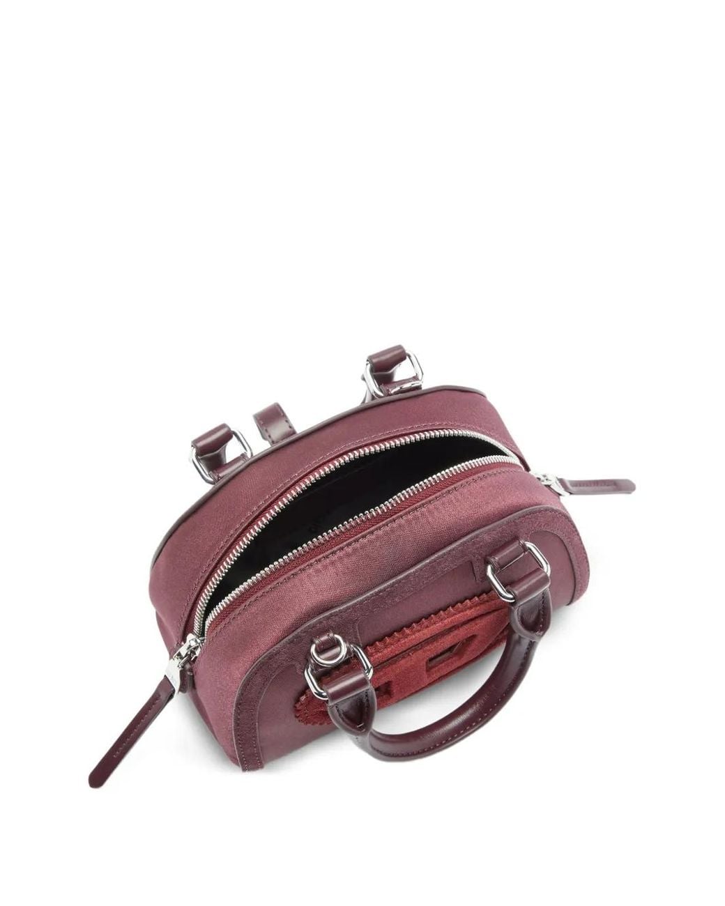 DIESEL Purple Embossed Logo Shoulder Bag