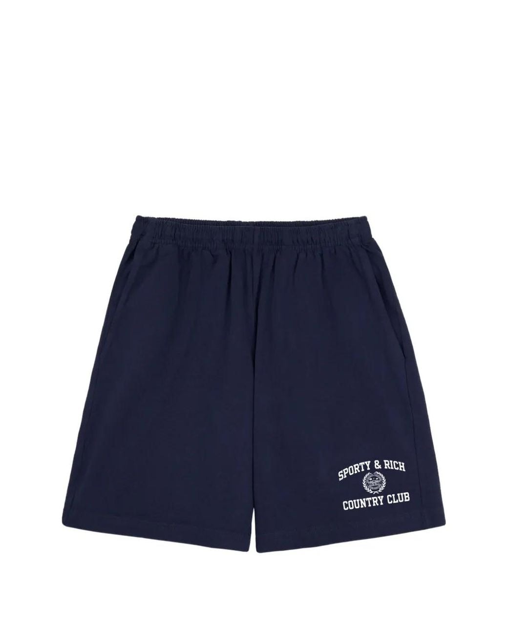 Sporty & Rich Blue Drawstring Track Shorts for men