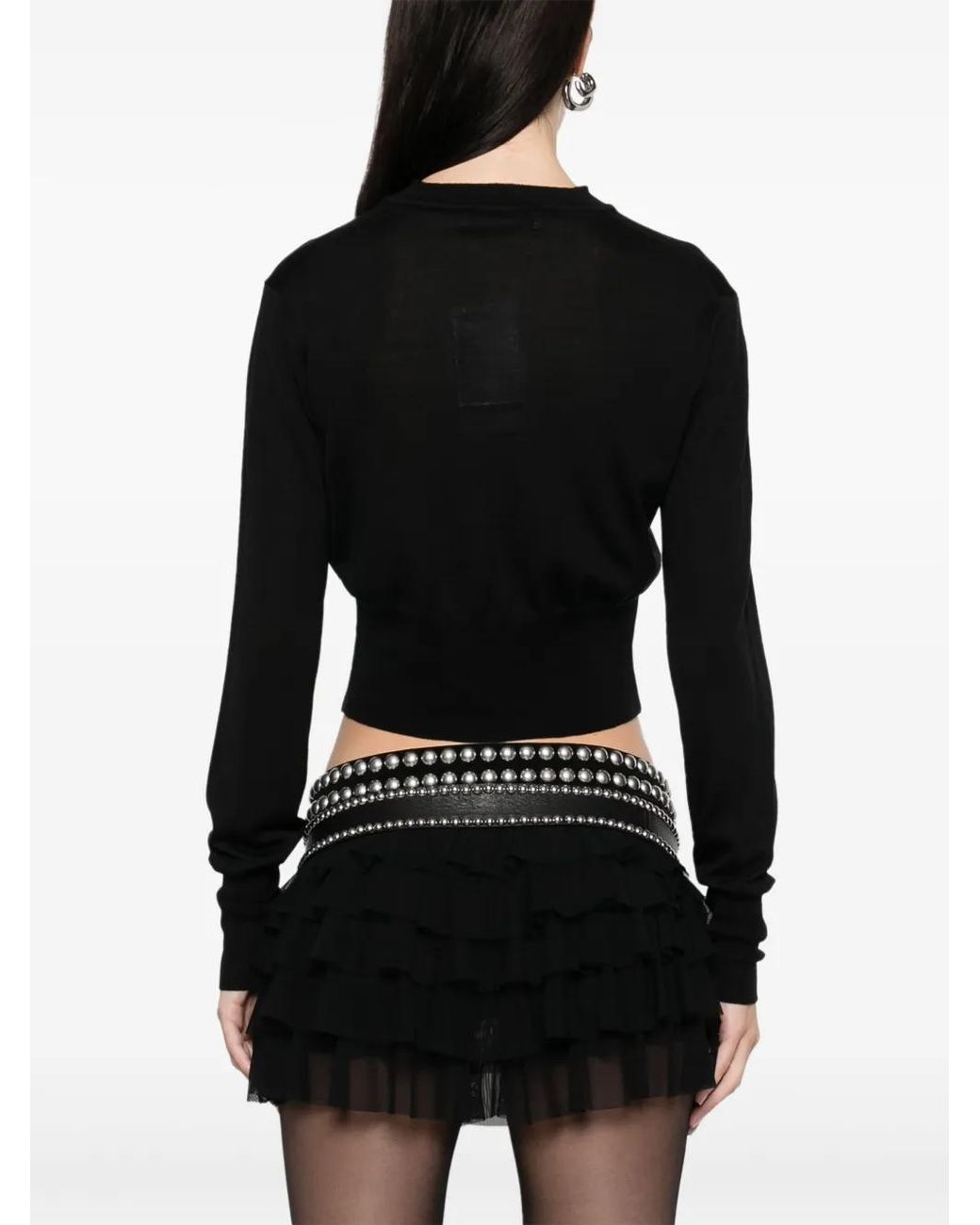 Vivienne Westwood Black Bea Cropped Cardi
