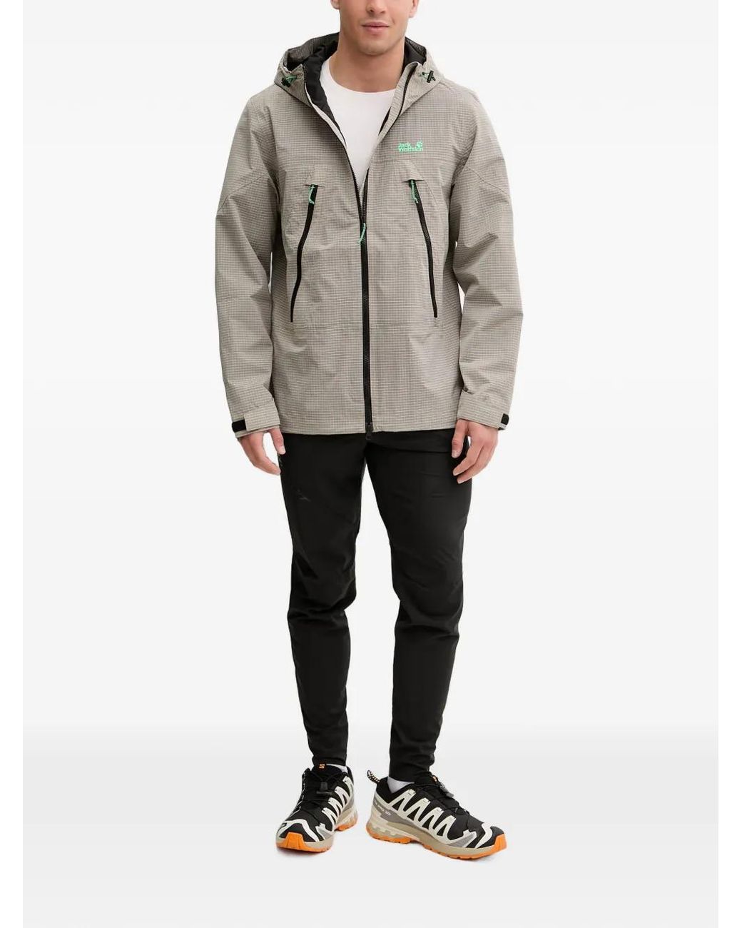 Jack Wolfskin Gray Imperméable Find The Wild for men