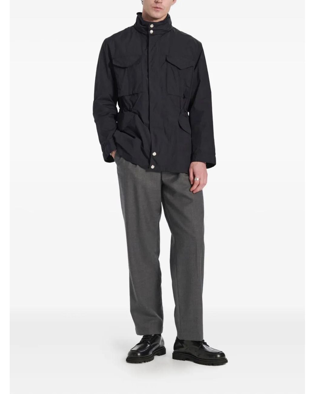 Mackintosh Blue Southdean Utility Jacket for men