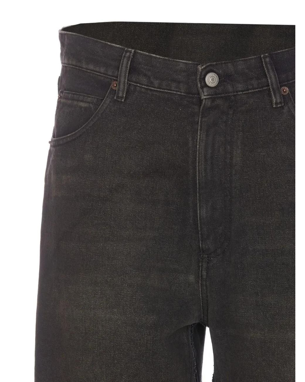 MM6 by Maison Margiela Black 5 Pocket Trousers for men