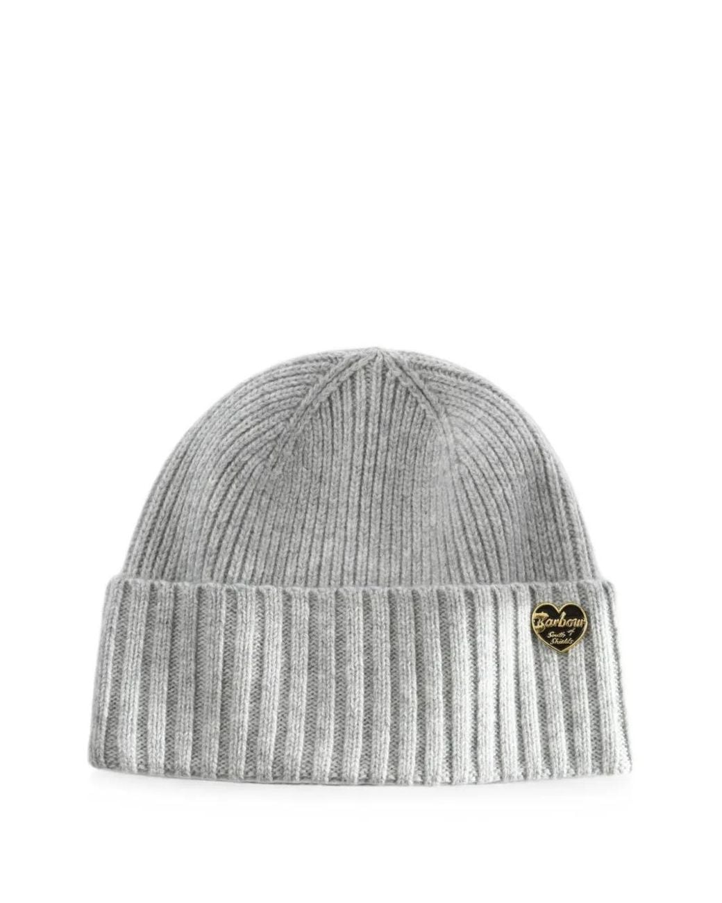 Gorro Con Placa Del Logo Barbour de color Gray