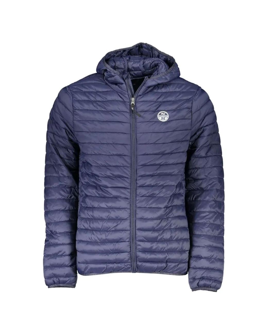 North Sails Blue Veste Matelassée À Capuche for men