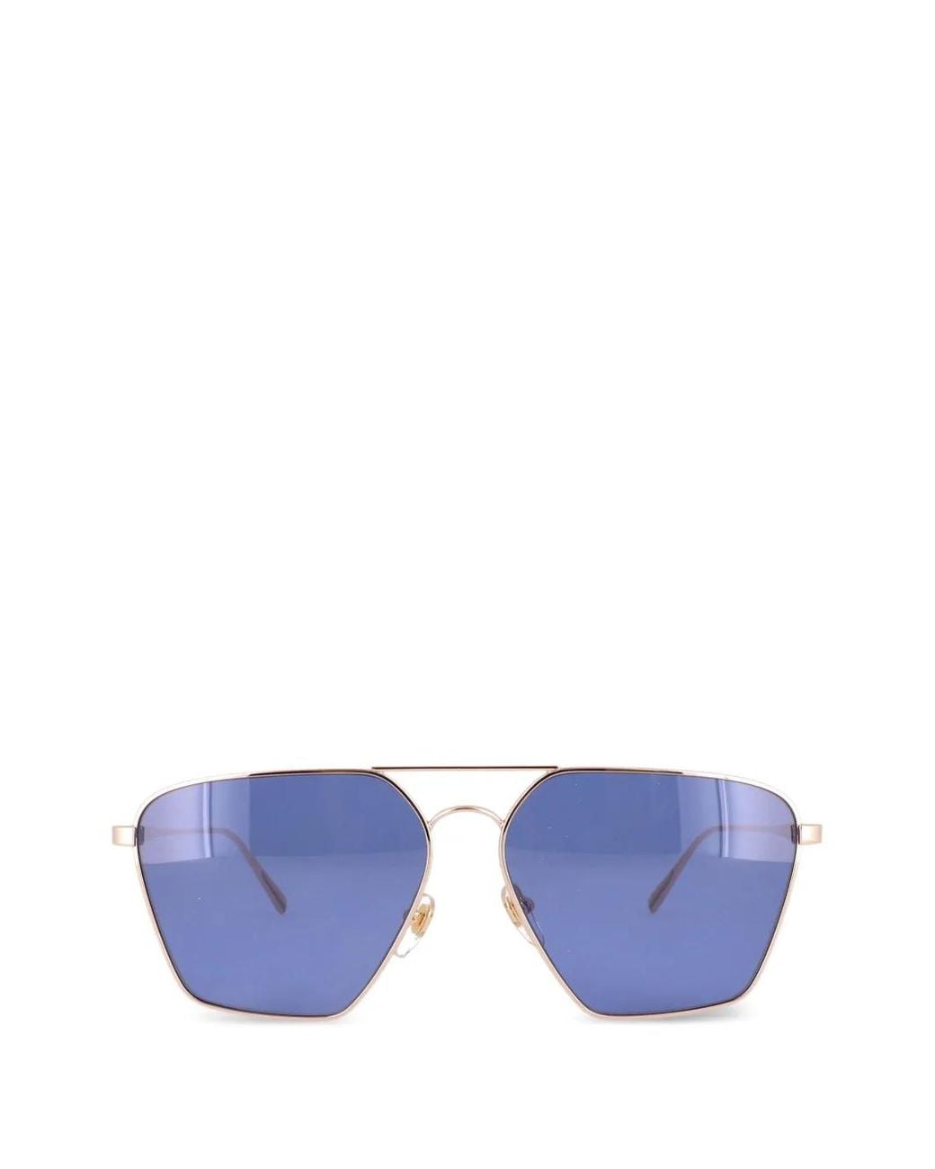 MCM Blue Rectangle-Frame Sunglasses for men