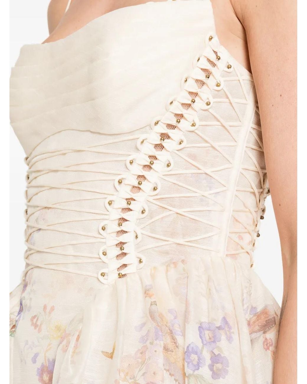 Zimmermann White Alchemy Mini Dress