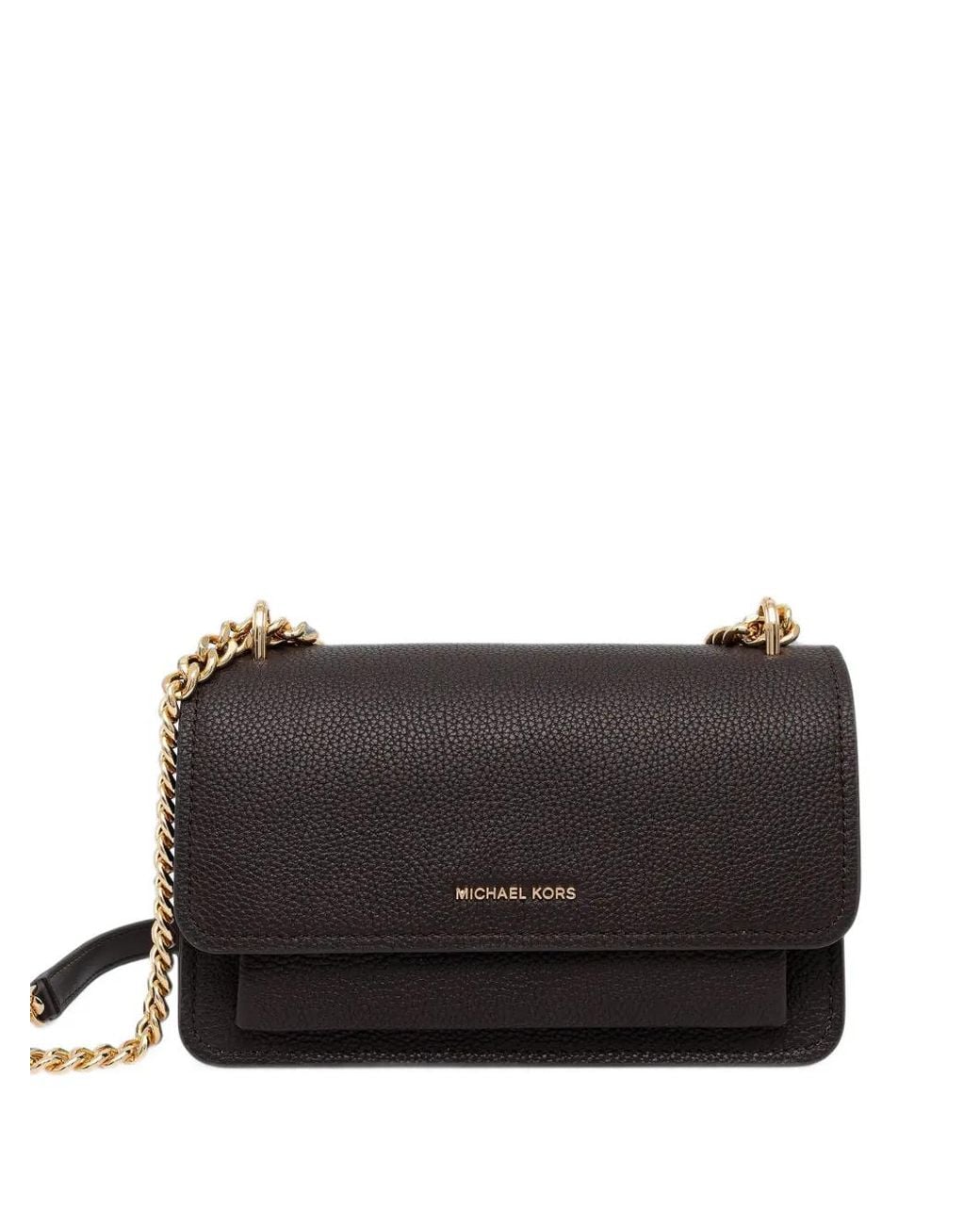 MICHAEL Michael Kors Black Pebbled Leather Shoulder Bag