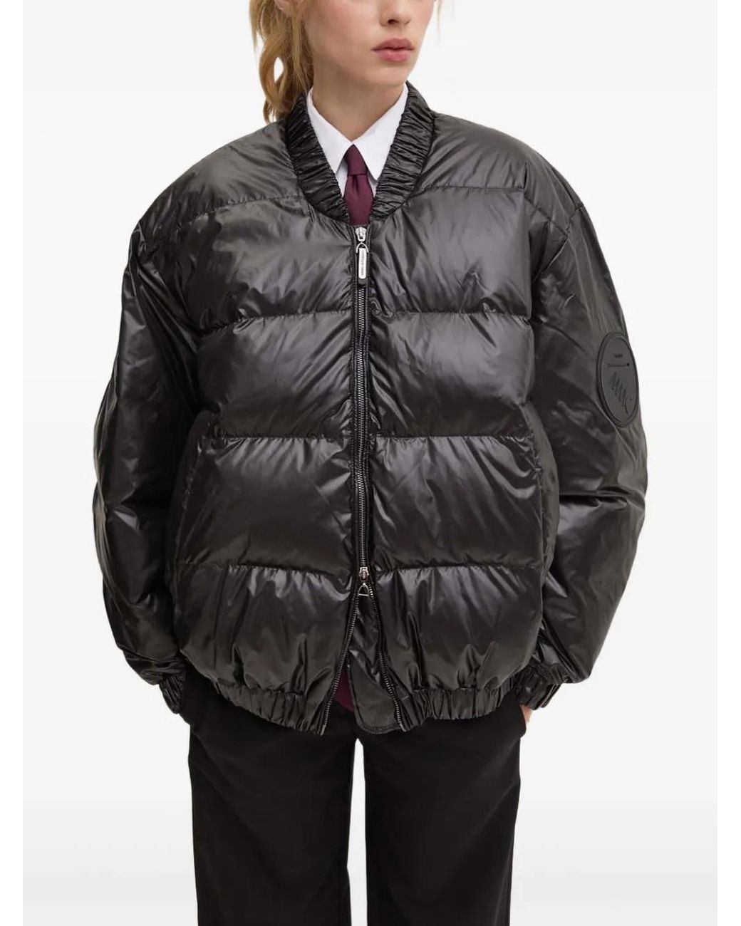 MMC Studio Black Luka Quilted Zip Jacket