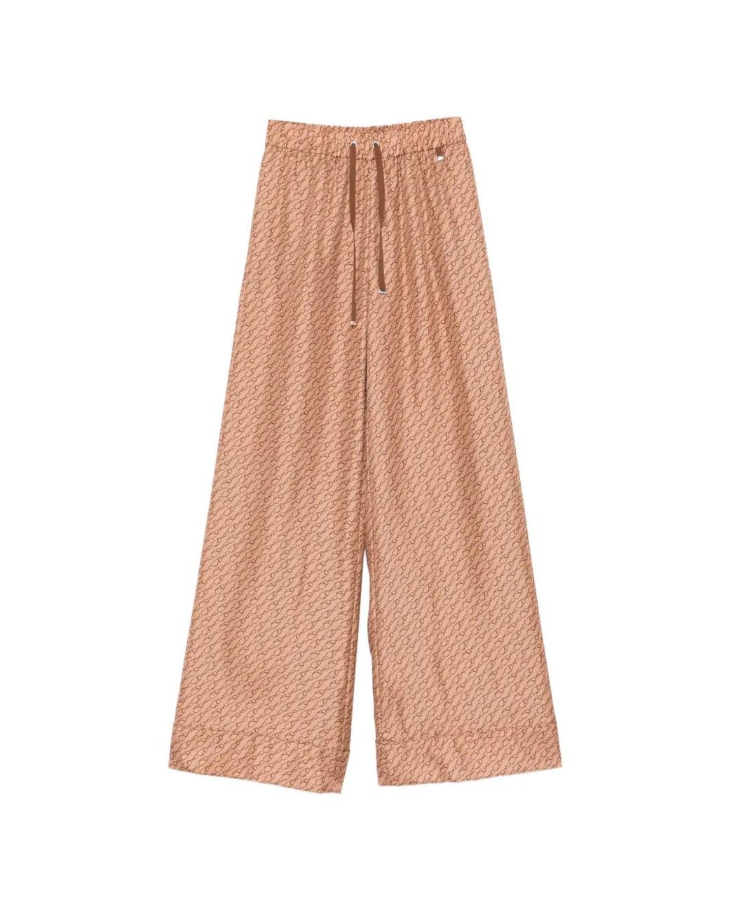 Pantalones Con Cordones Y Motivo Herno de color Natural