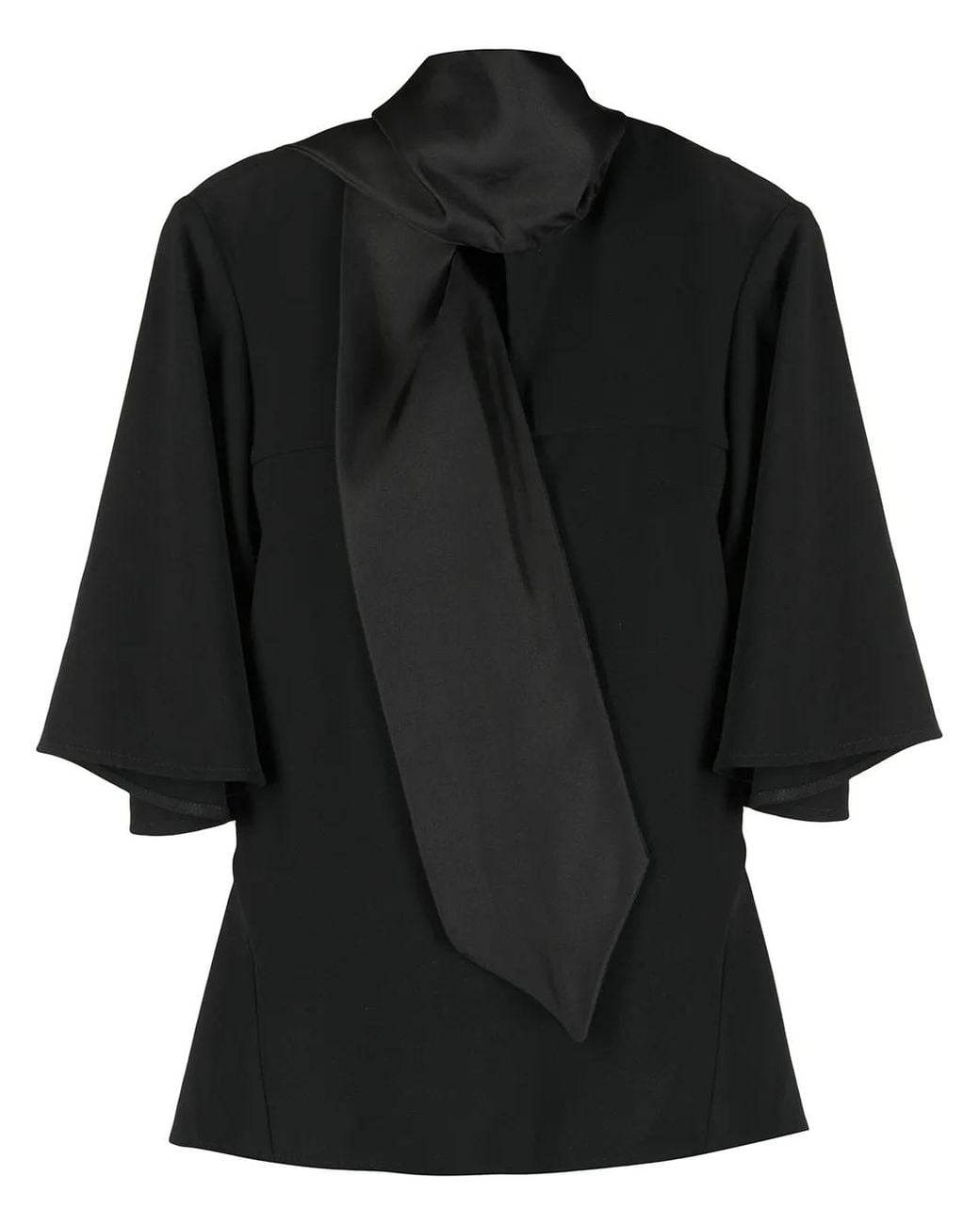 Ellery Black Adventure Fantastique Flutter-Sleeve Top
