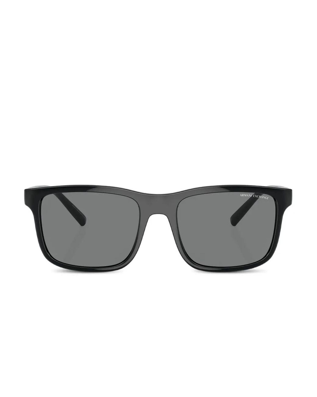 ARMANI EXCHANGE Gray Rectangle Frame Sunglasses for men