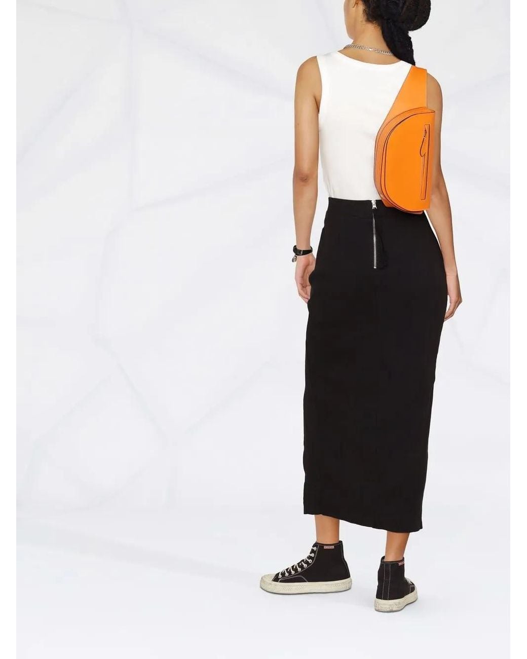 Thom Krom Black High-Waisted Skirt